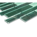 Cold Spray 48X148mm Green Crystal Swimming Pool Mosaic Tiles